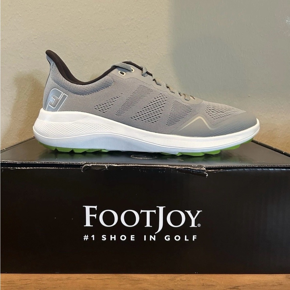 Footjoy Men’s Flex Golf Shoes-Gray-Size 9 NIB⛳️ - Picture 11 of 11